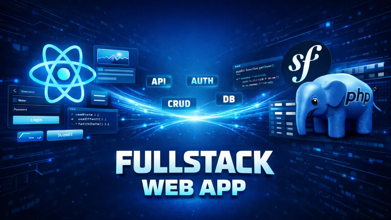 Créer une application web FULL-STACK moderne avec React et Symfony