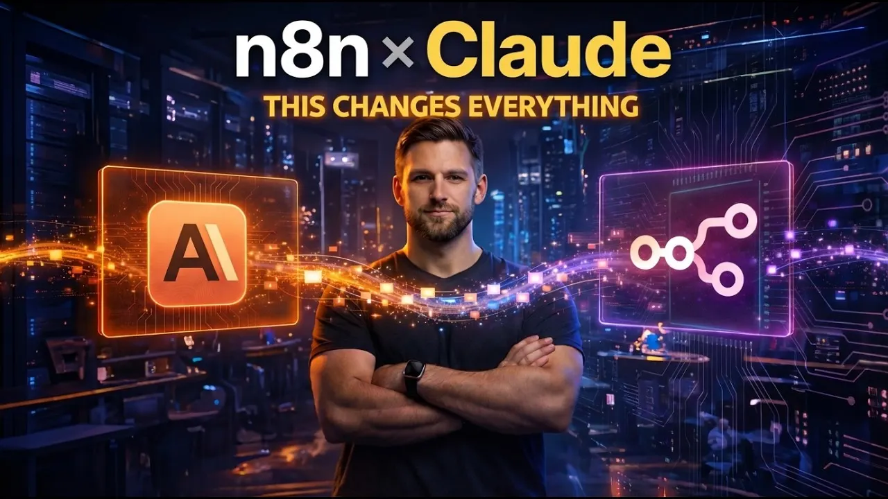 J’ai laissé Claude contrôler n8n… il crée les workflows tout seul